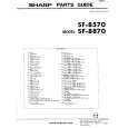 SHARP SF-8870 Parts Catalog SHARP SF-8870 Parts Catalog