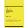 ZANUSSI ZHT600B Owners Manual ZANUSSI ZHT600B Owners Manual