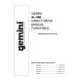GEMINI XL-500 Owners Manual GEMINI XL-500 Owners Manual