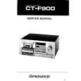 PIONEER CT-F900 Service Manual PIONEER CT-F900 Service Manual