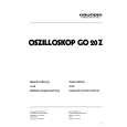 GRUNDIG OSZILLOSKOP GO20Z Owners Manual GRUNDIG OSZILLOSKOP GO20Z Owners Manual