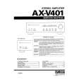 YAMAHA AX-V401 Service Manual YAMAHA AX-V401 Service Manual