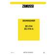 ZANUSSI DE4744ALU Owners Manual ZANUSSI DE4744ALU Owners Manual