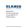 BLANCO BWD373 Owners Manual BLANCO BWD373 Owners Manual