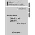 PIONEER DEH-P31/XM/UC Owners Manual PIONEER DEH-P31/XM/UC Owners Manual