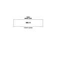 YAMAHA MBS-10 Owners Manual YAMAHA MBS-10 Owners Manual