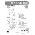 SONY SOP1000 Service Manual SONY SOP1000 Service Manual