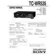 SONY TC-WR535 Service Manual SONY TC-WR535 Service Manual