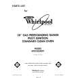 WHIRLPOOL SF3020SRW1 Parts Catalog WHIRLPOOL SF3020SRW1 Parts Catalog
