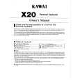 KAWAI X20 Owners Manual KAWAI X20 Owners Manual
