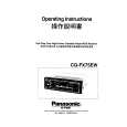 PANASONIC CQFX75EW Owners Manual PANASONIC CQFX75EW Owners Manual
