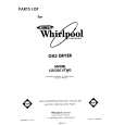 WHIRLPOOL LG5201XTF0 Parts Catalog WHIRLPOOL LG5201XTF0 Parts Catalog