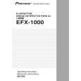 PIONEER EFX-1000/TLTXJ Owners Manual PIONEER EFX-1000/TLTXJ Owners Manual