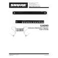 SHURE UA840 Owners Manual SHURE UA840 Owners Manual