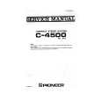 PIONEER C-4500 Service Manual PIONEER C-4500 Service Manual