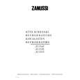 ZANUSSI ZI5193 Owners Manual ZANUSSI ZI5193 Owners Manual