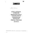 ZANUSSI ZI6181/8 Owners Manual ZANUSSI ZI6181/8 Owners Manual