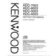 KENWOOD KDC4003 Owners Manual KENWOOD KDC4003 Owners Manual