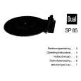 DUAL SP85 Owners Manual DUAL SP85 Owners Manual