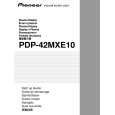 PIONEER PDP42MXE10 Owners Manual PIONEER PDP42MXE10 Owners Manual