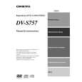 ONKYO DVS757 Owners Manual ONKYO DVS757 Owners Manual