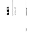 ZANKER DUO1100T Owners Manual ZANKER DUO1100T Owners Manual