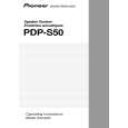 PIONEER PDP-S50 Owners Manual PIONEER PDP-S50 Owners Manual