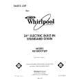 WHIRLPOOL RB1000XVN0 Parts Catalog WHIRLPOOL RB1000XVN0 Parts Catalog