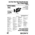 SONY CCDTRV57 Service Manual SONY CCDTRV57 Service Manual