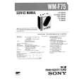 SONY WMF75 Service Manual SONY WMF75 Service Manual