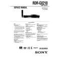 SONY RDR-GX210 Service Manual SONY RDR-GX210 Service Manual