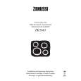 ZANUSSI ZKT 663L ALU ZAN./HI Owners Manual ZANUSSI ZKT 663L ALU ZAN./HI Owners Manual