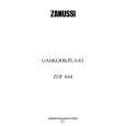 ZANUSSI ZGF644IXC Owners Manual ZANUSSI ZGF644IXC Owners Manual