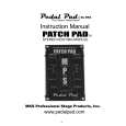 MKS PATCH PAD Owners Manual MKS PATCH PAD Owners Manual
