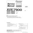 PIONEER AVX-7300 Owners Manual PIONEER AVX-7300 Owners Manual