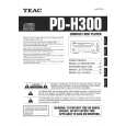 TEAC PD-H300 Owners Manual TEAC PD-H300 Owners Manual