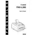 CANON FAXL300 Owners Manual CANON FAXL300 Owners Manual