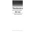 TECHNICS SU-A4 Owners Manual TECHNICS SU-A4 Owners Manual