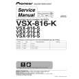 PIONEER VSX-816-K/KUXJ/CA Service Manual PIONEER VSX-816-K/KUXJ/CA Service Manual