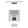 ZANUSSI ZM176X Owners Manual ZANUSSI ZM176X Owners Manual
