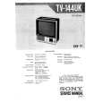 SONY TV-144UK Service Manual SONY TV-144UK Service Manual
