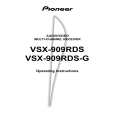 PIONEER VSX-909RDS-G/HY Owners Manual PIONEER VSX-909RDS-G/HY Owners Manual