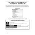 WHIRLPOOL KHMS2056SBL0 Installation Manual WHIRLPOOL KHMS2056SBL0 Installation Manual