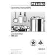 MIELE KM391G Owners Manual MIELE KM391G Owners Manual