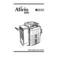 RICOH AFICIO 400 Owners Manual RICOH AFICIO 400 Owners Manual