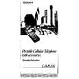 SONY CM-H20K Owners Manual SONY CM-H20K Owners Manual