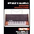 KORG MAXI-KORG K3 Owners Manual KORG MAXI-KORG K3 Owners Manual