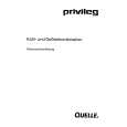 PRIVILEG 099.782 5/4723 Owners Manual PRIVILEG 099.782 5/4723 Owners Manual
