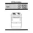 ELECTROLUX CF7010 Owners Manual ELECTROLUX CF7010 Owners Manual
