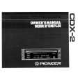 PIONEER CDX-2 Owners Manual PIONEER CDX-2 Owners Manual